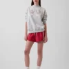 Sweat-shirt oversize à col montant et logo en tissu éponge Vintagesoft