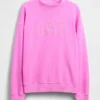 Sweat-shirt oversize à col montant et logo en tissu éponge Vintagesoft