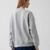 Sweat-shirt oversize à col montant et logo Vintagesoft