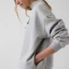 Sweat-shirt oversize à col montant et logo Vintagesoft