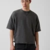 Sweat-shirt oversize en molleton français épais