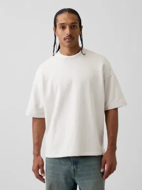 Sweat-shirt oversize en molleton français épais