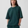 Sweat-shirt oversize en molleton français épais