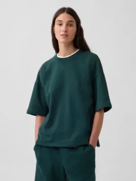 Sweat-shirt oversize en molleton français épais