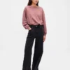 Sweat-shirt oversize en molleton français épais