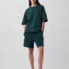 Sweat-shirt oversize en molleton français épais