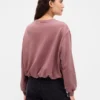 Sweat-shirt oversize en molleton français épais
