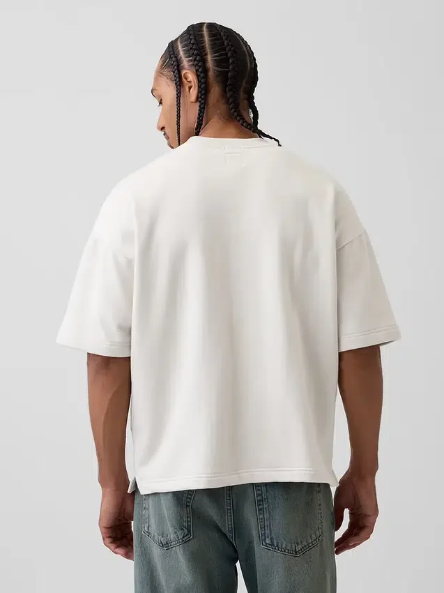 Sweat-shirt oversize en molleton français épais