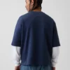 Sweat-shirt oversize en molleton français épais