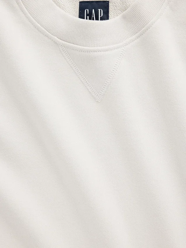 Sweat-shirt oversize en molleton français épais