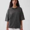 Sweat-shirt oversize en molleton français épais