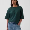 Sweat-shirt oversize en molleton français épais