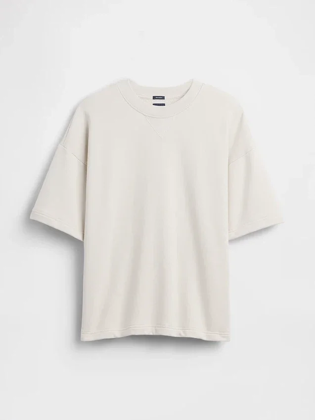Sweat-shirt oversize en molleton français épais