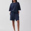 Sweat-shirt oversize en molleton français épais