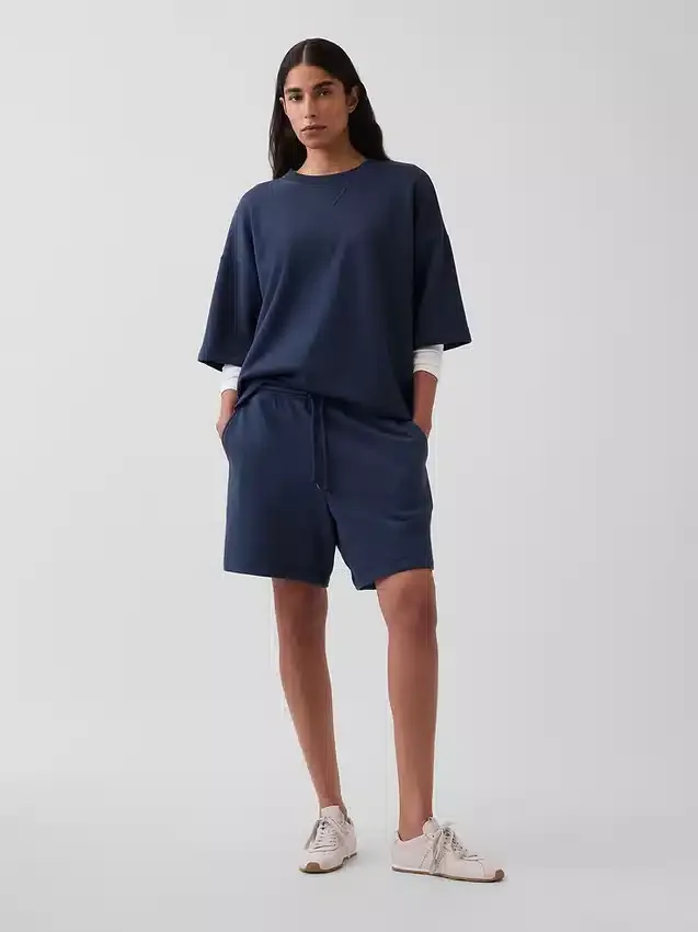 Sweat-shirt oversize en molleton français épais