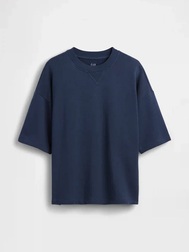 Sweat-shirt oversize en molleton français épais