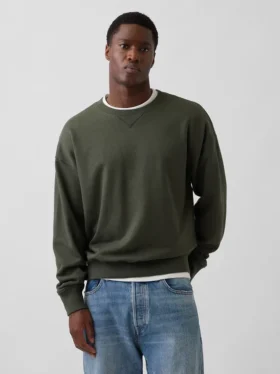 Sweat-shirt oversize en molleton épais pour adulte
