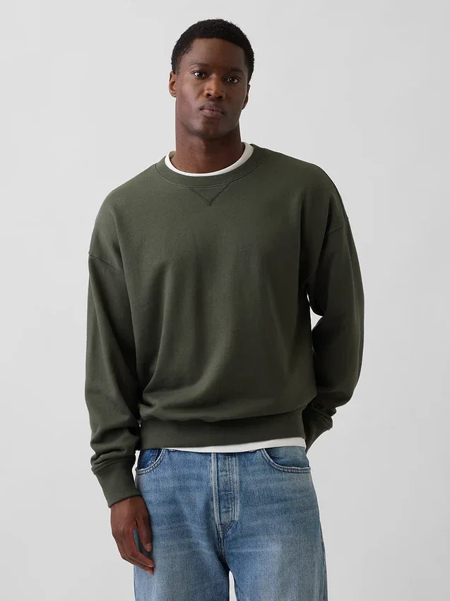 Sweat-shirt oversize en molleton épais pour adulte