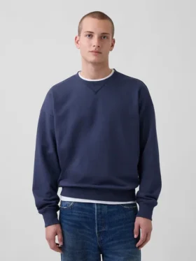 Sweat-shirt oversize en molleton épais pour adulte