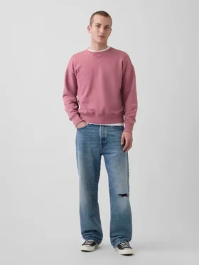 Sweat-shirt oversize en molleton épais pour adulte