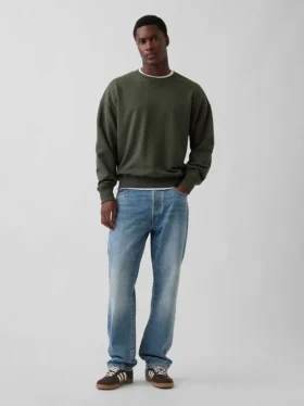 Sweat-shirt oversize en molleton épais pour adulte