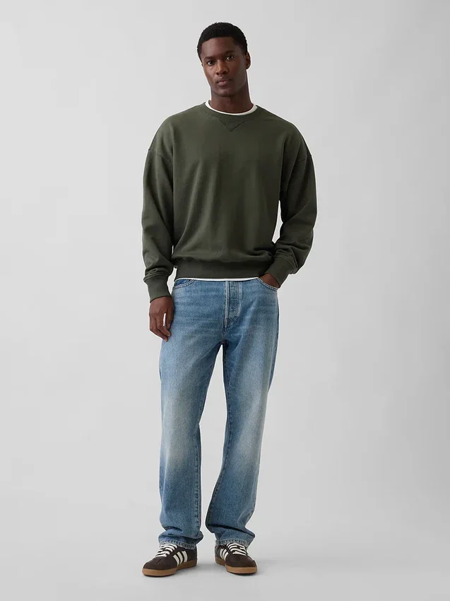 Sweat-shirt oversize en molleton épais pour adulte