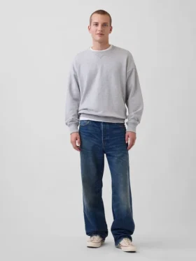 Sweat-shirt oversize en molleton épais pour adulte