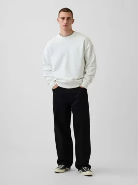 Sweat-shirt oversize en molleton épais pour adulte