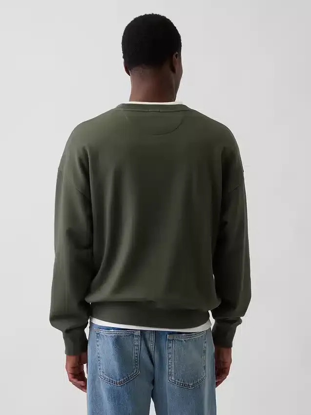 Sweat-shirt oversize en molleton épais pour adulte