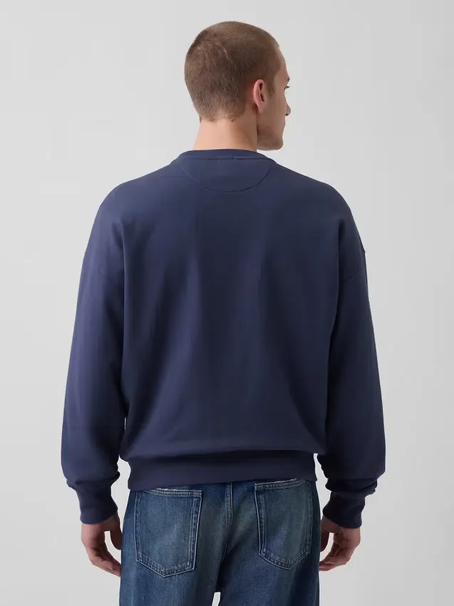 Sweat-shirt oversize en molleton épais pour adulte