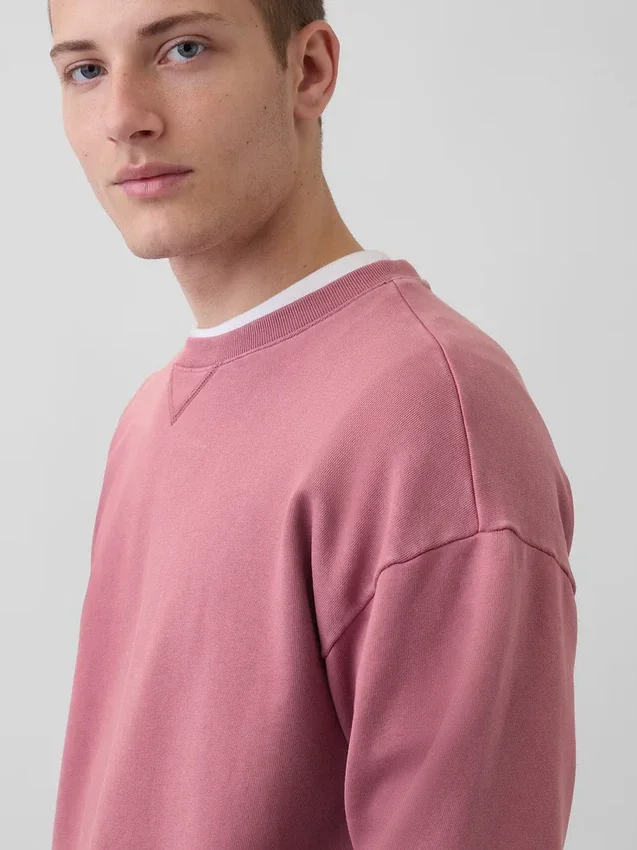 Sweat-shirt oversize en molleton épais pour adulte