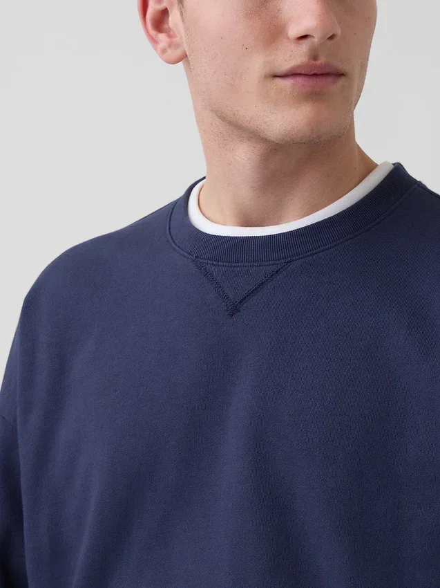 Sweat-shirt oversize en molleton épais pour adulte