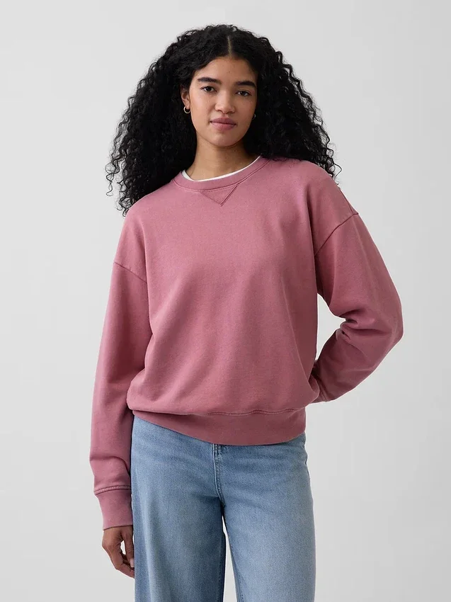 Sweat-shirt oversize en molleton épais pour adulte