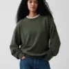 Sweat-shirt oversize en molleton épais pour adulte