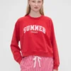 Sweat-shirt oversize à manches raglan et logo GAP × Summer Fridays