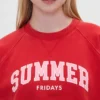 Sweat-shirt oversize à manches raglan et logo GAP × Summer Fridays
