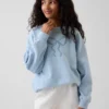 Sweat-shirt oversize à motif pour enfant en tissu éponge Vintagesoft