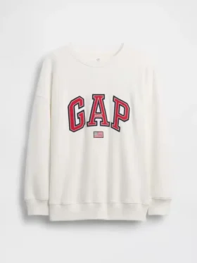 Sweat-shirt oversize à motif pour enfant en tissu éponge Vintagesoft