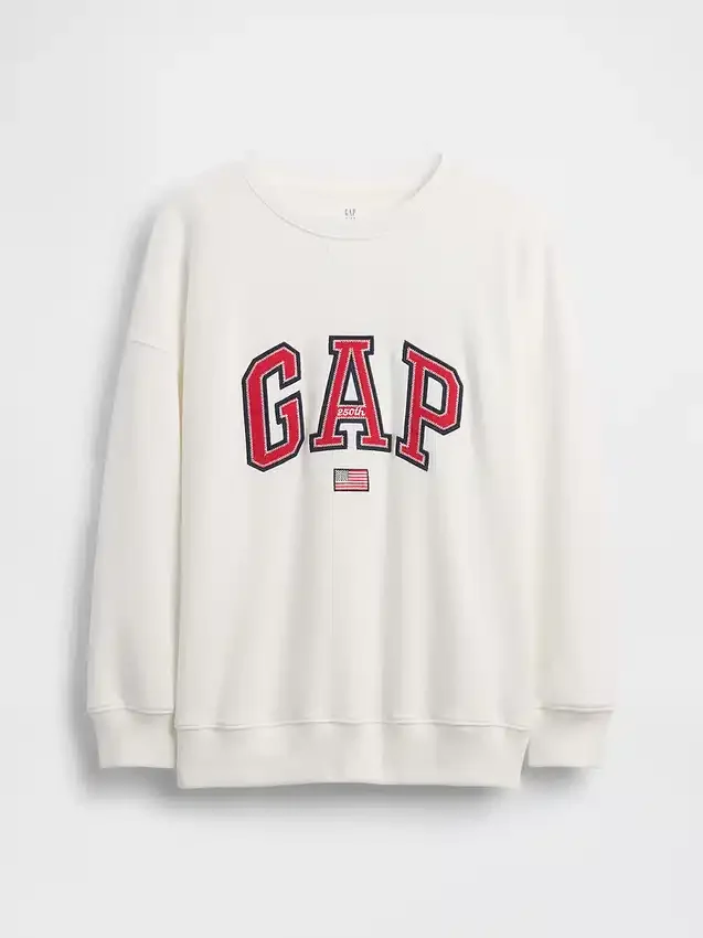 Sweat-shirt oversize à motif pour enfant en tissu éponge Vintagesoft