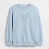 Sweat-shirt oversize à motif pour enfant en tissu éponge Vintagesoft
