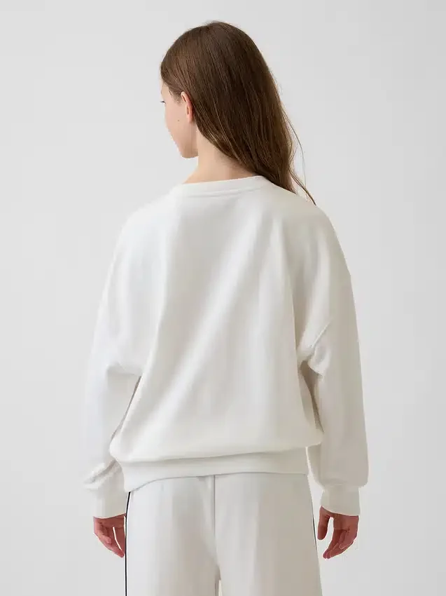 Sweat-shirt oversize à motif pour enfant en tissu éponge Vintagesoft