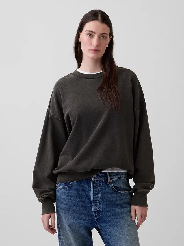 Sweat-shirt oversize épais pour adulte