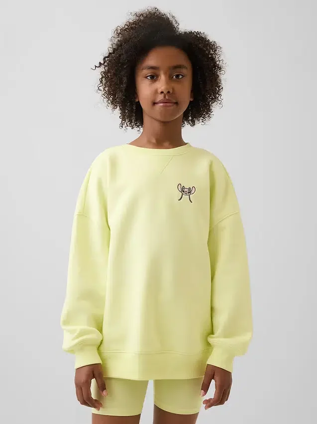 Sweat-shirt oversize Vintagesoft GAP × Disney pour enfants