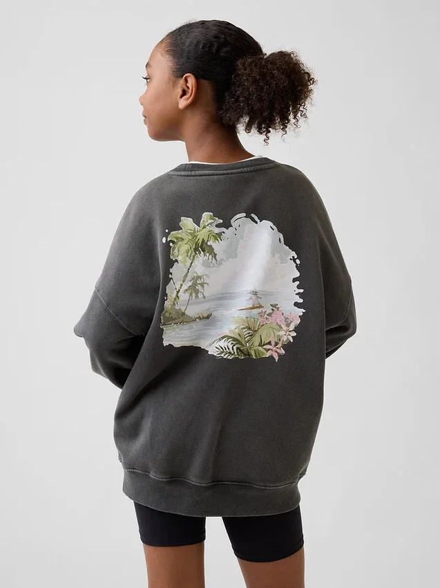 Sweat-shirt oversize Vintagesoft GAP × Disney pour enfants