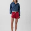 Sweat-shirt polo oversize en tissu éponge Vintagesoft