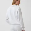Sweat-shirt polo oversize en tissu éponge Vintagesoft