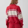 Sweat-shirt polo oversize en tissu éponge Vintagesoft