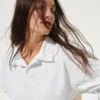 Sweat-shirt polo oversize en tissu éponge Vintagesoft