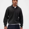 Sweat-shirt polo oversize épais pour adulte