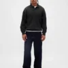 Sweat-shirt polo oversize épais pour adulte